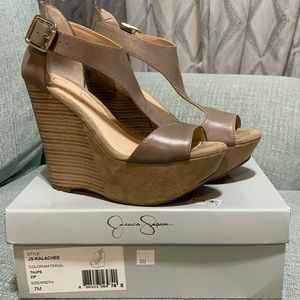 Jessica Simpson Wedge Heels- Size 7